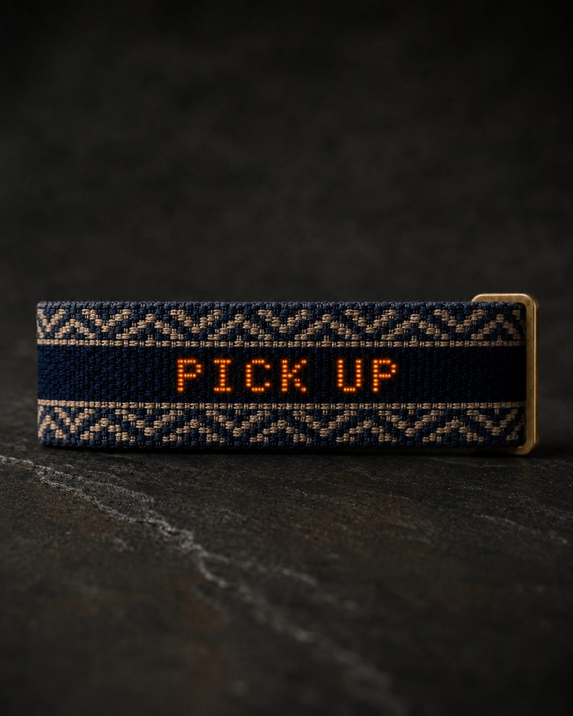 Navy PHLOband showing PICK UP